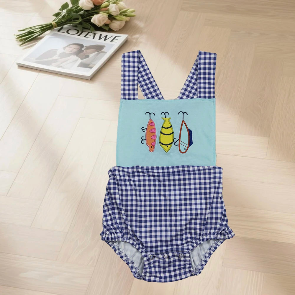 Reel Cute Fishing Bubble Romper