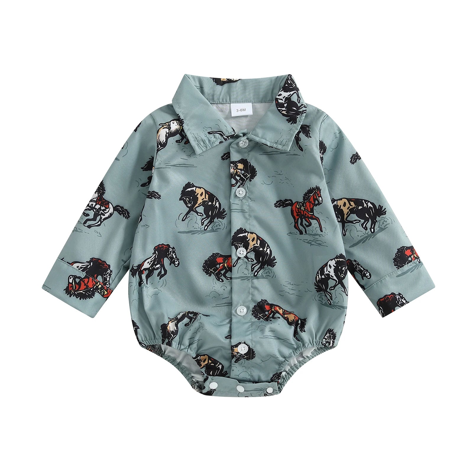 Wild Ride Western Bubble Romper