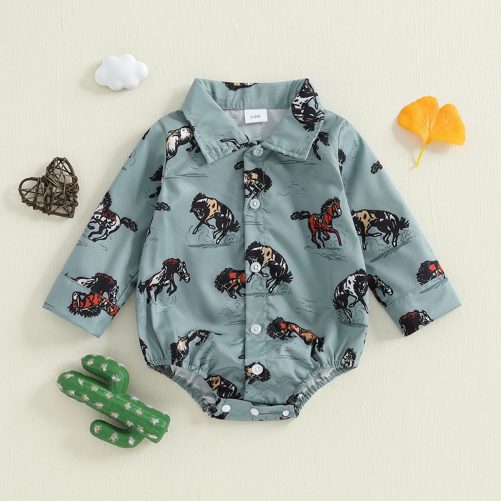 Wild Ride Western Bubble Romper